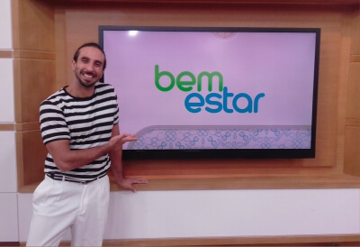 Escola Tangará Professor Guilherme Rienzo no programa Bem-Estar da Globo
